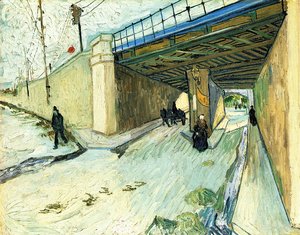 Vincent Van Gogh - The Railway Bridge Over Avenue Montmajour Arles