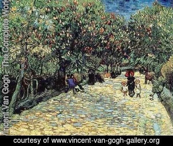 Vincent Van Gogh - Red Chestnuts In The Public Park At Arles