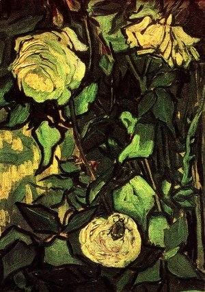 Vincent Van Gogh - Roses And Beetle