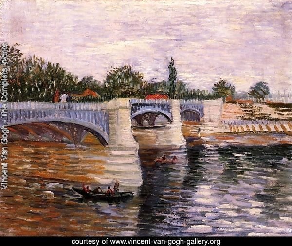 The Seine With The Pont De La Grande Jette