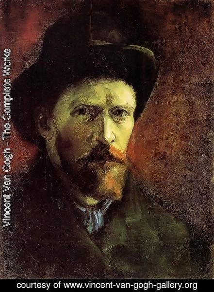 Vincent Van Gogh - Self Portrait With Dark Felt Hat