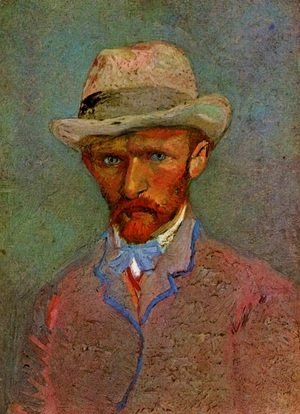 Vincent Van Gogh - Self Portrait With Grey Felt Hat II