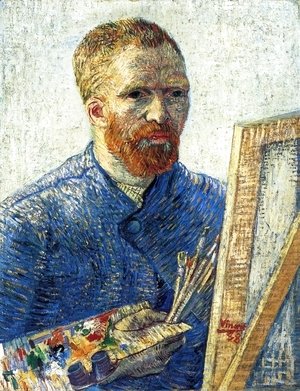 Vincent Van Gogh - Self Portrait In Front Of The Easel
