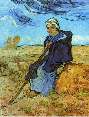 Vincent Van Gogh - Shepherdess The (after Millet)