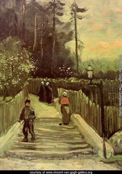 Sloping Path In Montmartre
