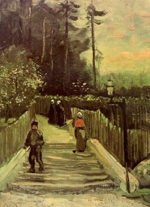 Vincent Van Gogh - Sloping Path In Montmartre