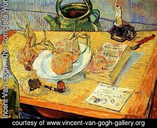 Vincent Van Gogh - Drawing Board Pipe Onions And Sealing Wax