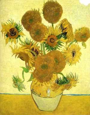 Vincent Van Gogh - Vase With Fifteen Sunflowers