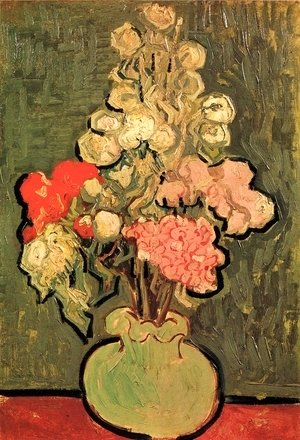 Vincent Van Gogh - Vase With Rose Mallows