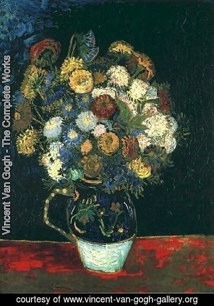 Vincent Van Gogh - Vase With Zinnias