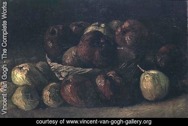 Still Life With A Basket Of Apples