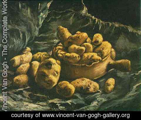 Vincent Van Gogh - Still Life With An Earthen Bowl And Potatoes