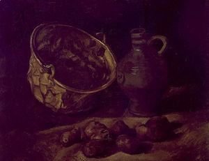 Vincent Van Gogh - Still Life With Brass Cauldron And Jug