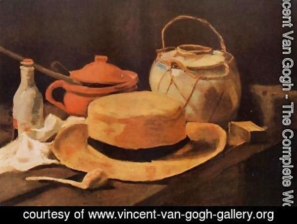 Vincent Van Gogh - Still Life With Yellow Straw Hat