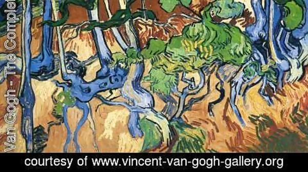 Vincent Van Gogh - Tree Roots And Trunks
