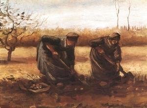 Vincent Van Gogh - Two Peasant Women Digging Potatoes