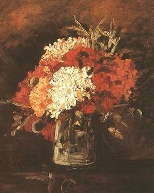 Vase With Carnations II