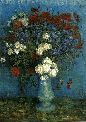 Vincent Van Gogh - Vase With Cornflowers And Poppies