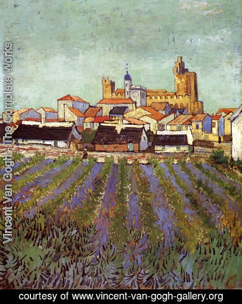 Vincent Van Gogh - View Of Saintes Maries