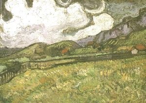 Vincent Van Gogh - Wheat Field Behind Saint Paul Hospital
