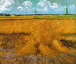 Vincent Van Gogh - Wheat Field With Sheaves
