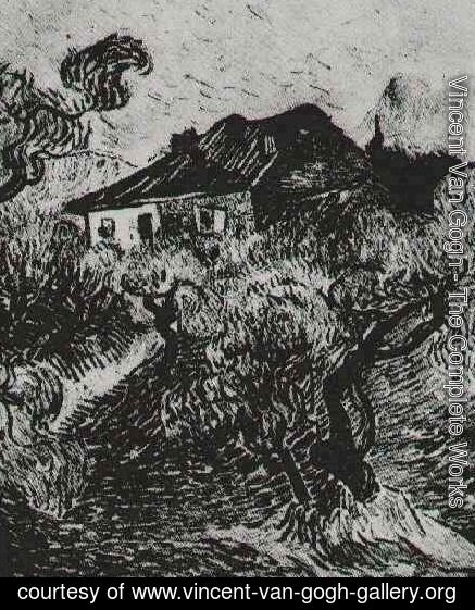 Vincent Van Gogh - The White Cottage Among The Olive Trees