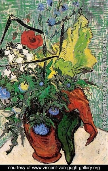 Vincent Van Gogh - Wild Flowers And Thistles In A Vase