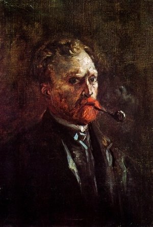 Vincent Van Gogh - Self Portrait With Pipe II