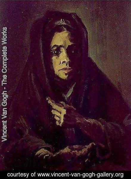 Woman With A Mourning Shawl