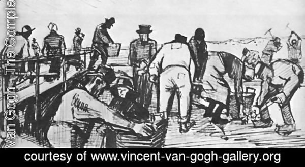 Vincent Van Gogh - Men and Women Working