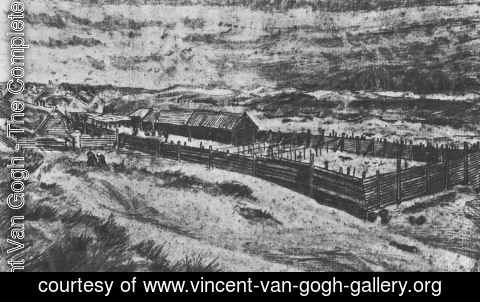 Vincent Van Gogh - Village of Loosduinen Seen from a Dune