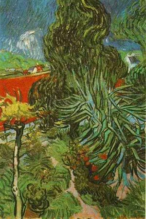Doctor Gachets Garden In Auvers 1890