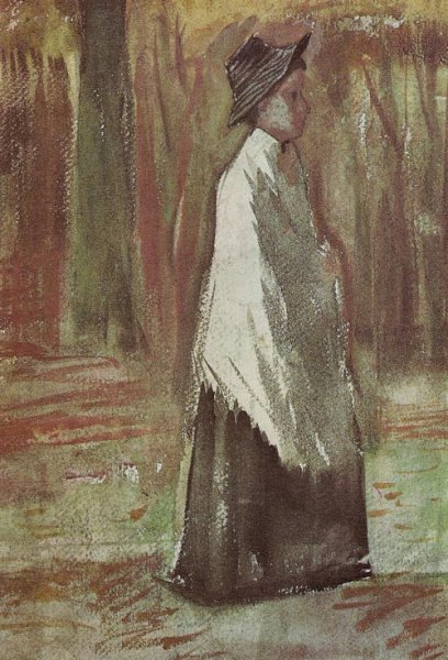 Woman in the Woods
