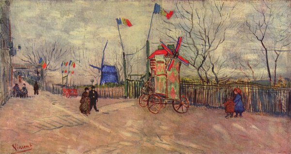 Street Scene in Montmartre 2