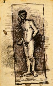 Standing Male Nude Seen from the Front 2