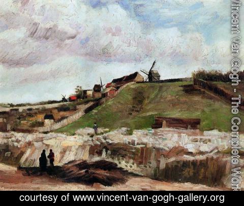 Vincent Van Gogh - Montmartre: the Quarry and Windmills