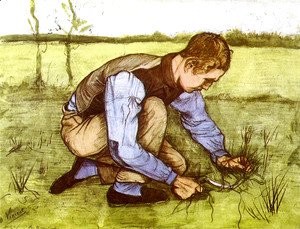 Vincent Van Gogh - Boy Cutting Grass with a Sickle