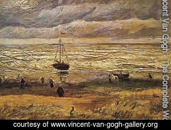 Vincent Van Gogh - Beach at Scheveningen in Stormy Weather
