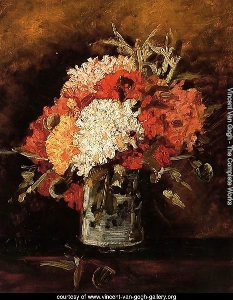 Vase with Carnations 2