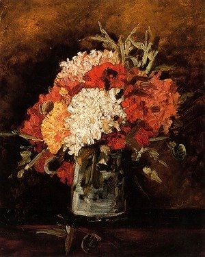 Vincent Van Gogh - Vase with Carnations 2