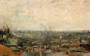 Vincent Van Gogh - View of Paris from Montmartre 2