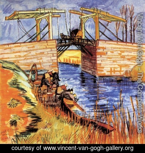 Vincent Van Gogh - The Langlois Bridge at Arles 2