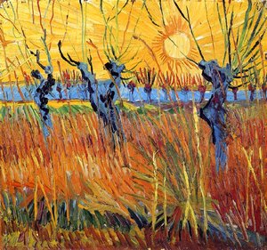 Vincent Van Gogh - Pollard Willow with Setting Sun