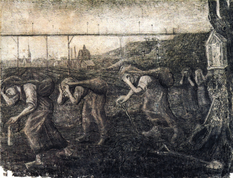 Vincent Van Gogh - The Bearers of the Burden
