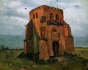 Vincent Van Gogh - Country Churchyard and Old Church Tower