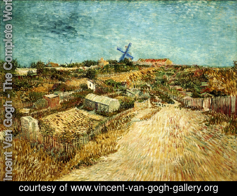 Vincent Van Gogh - Vegetable Gardens in Montmartre II