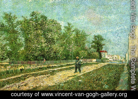 Vincent Van Gogh - Man with Spade in a Suburb of Paris