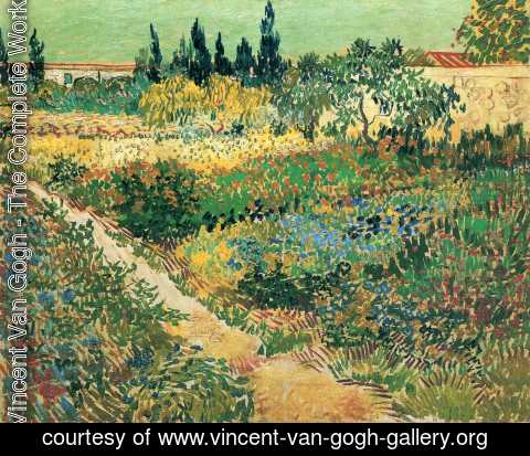 Vincent Van Gogh - Garden with Flowers