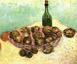 Vincent Van Gogh - Still Life with a Bottle, Lemons and Oranges