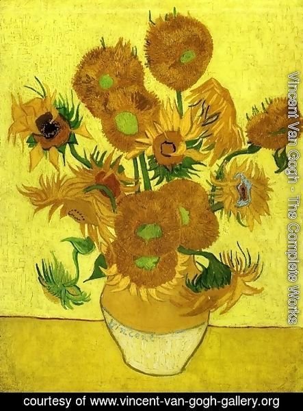 Vincent Van Gogh - Still Life with Sunflowers